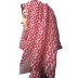  Red Color printed Hijab- Cotton Fabric